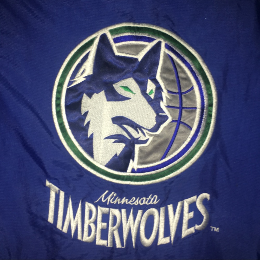 90's MN T-WOLVES STARTER JACKET - Picture 4 of 8